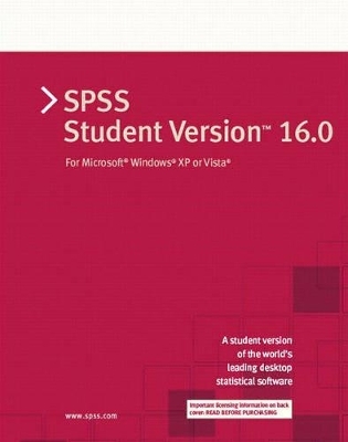 SPSS 16.0 Student Version for Windows - Inc. Spss