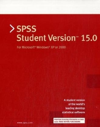 SPSS 15.0 Student Version for Windows-VP - Inc. Spss