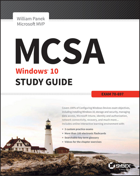 MCSA Microsoft Windows 10 Study Guide - William Panek