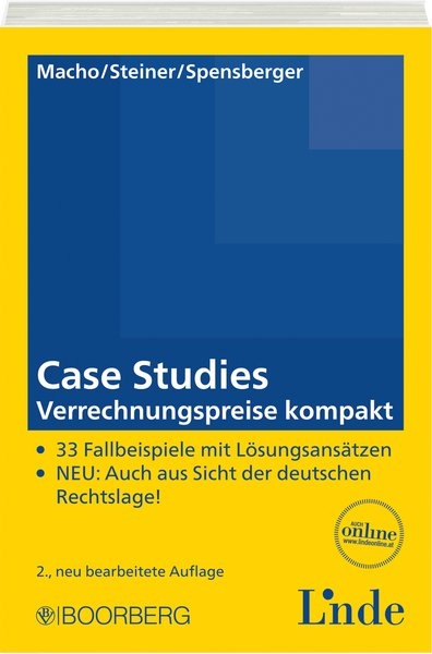 Case Studies Verrechnungspreise kompakt - Roland Macho, Gerhard Steiner, Erich Spensberger