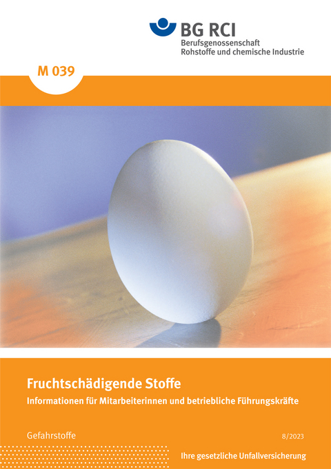 M 039 - Fruchtschädigende Stoffe