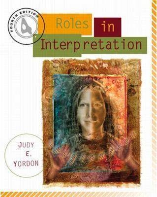Roles in Interpretation - Judy E. Yordon