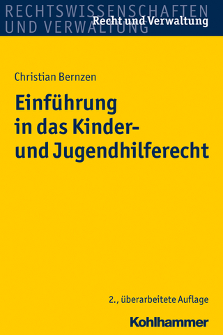 Einführung in das Kinder- und Jugendhilferecht - Christian Bernzen