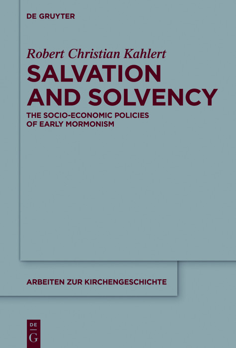 Salvation and Solvency - Robert Christian Kahlert