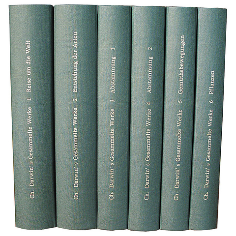 Ch. Darwin's gesammelte Werke. Auswahl in 6 Bänden - Charles Darwin