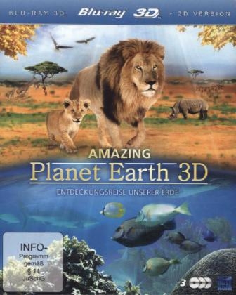 Amazing Planet Earth 3D - Entdeckungsreise unserer Erde, 3 Blu-rays