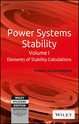 Power Systems Stability, Volume I,II,III - Edward Wilson Kimbark