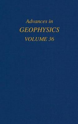 Advances in Geophysics