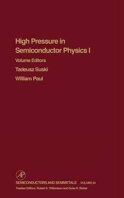 High Pressure Semiconductor Physics I - 