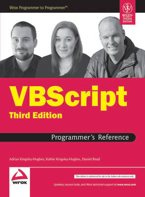 VB Script, Programmer's Reference - Adrine Kingsley Hughes