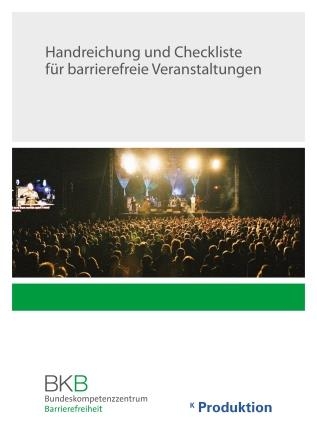 Handreichung und Checkliste für barrierefreie Veranstaltungen