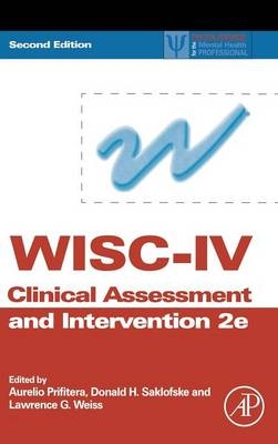 WISC-IV Clinical Assessment and Intervention - 