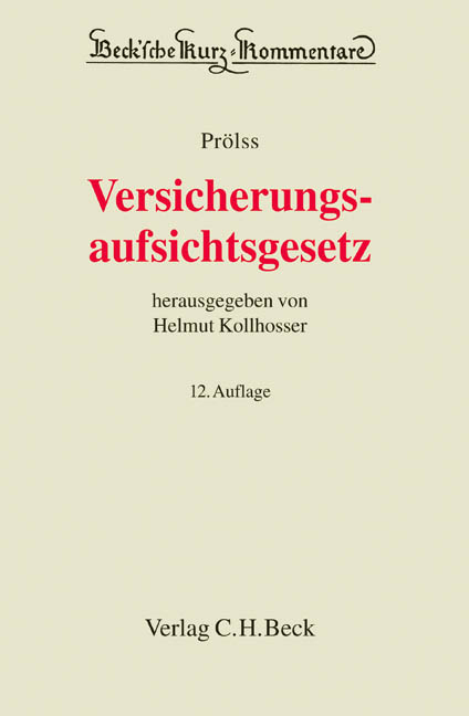 Versicherungsaufsichtsgesetz - 