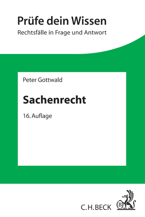 Sachenrecht - Peter Gottwald