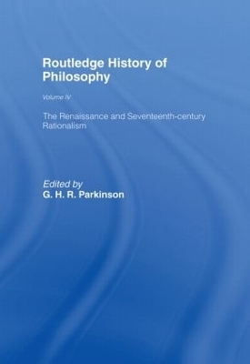 Routledge History of Philosophy Volume IV - 