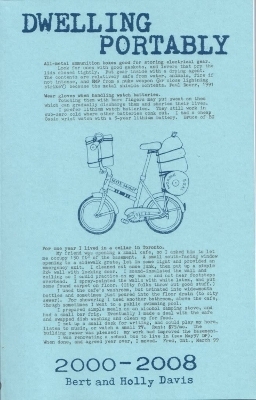 Dwelling Portably 2000 - 2008 - Bert Davis, Holly Davis