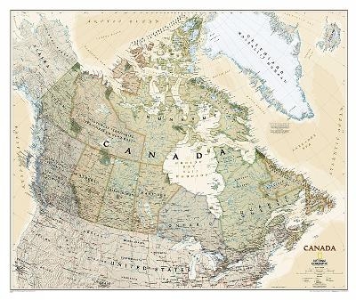 Canada Executive, Laminated - National Geographic Maps