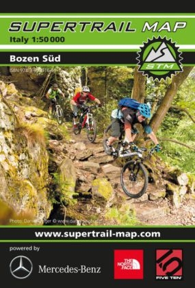 Supertrail Map Bozen Süd