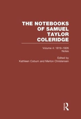Coleridge Notebooks V4 Notes - 
