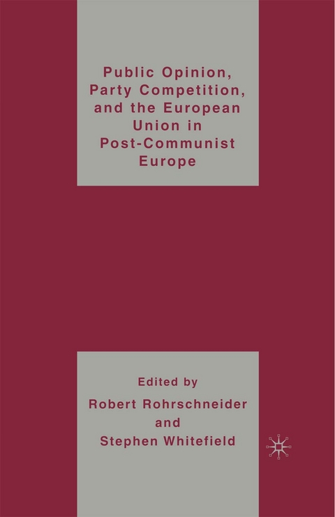Public Opinion, Party Competition, and the European Union in Post-Communist Europe - 