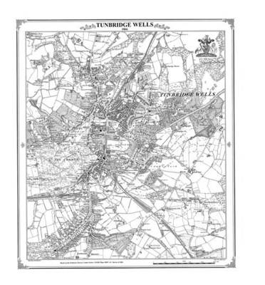 Tunbridge Wells Heritage Cartography Victorian Town Map - Peter J. Adams