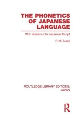 The Phonetics of Japanese Language - P Suski
