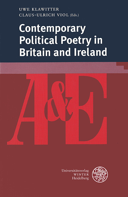 Contemporary Political Poetry in Britain and Ireland - 