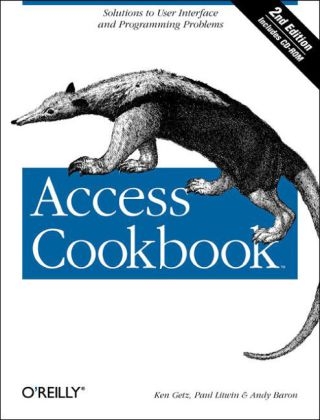 Access Cookbook - Ken Getz, Paul Litwin, Andy Baron