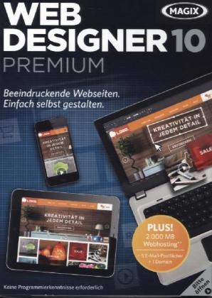 MAGIX Web Designer 10 Premium, DVD-ROM