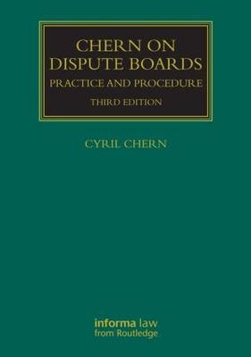 Chern on Dispute Boards - Cyril Chern