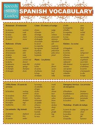 Spanish Vocabulary (Speedy Study Guides -  Speedy Publishing LLC