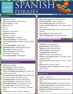 Spanish Phrases (Speedy Study Guides -  Speedy Publishing LLC