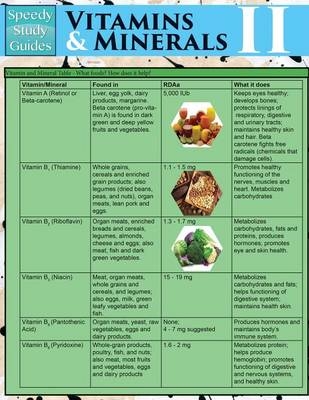 Vitamins & Minerals II (Speedy Study Guides -  Speedy Publishing LLC