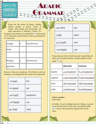 Arabic Grammar (Speedy Study Guides -  Speedy Publishing LLC