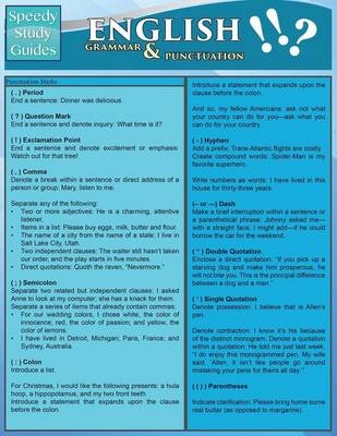 English Grammar & Punctuation (Speedy Study Guides -  Speedy Publishing LLC