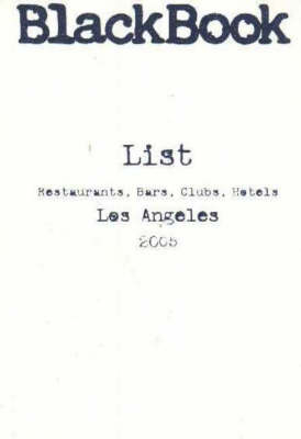BlackBook List, Los Angeles - 