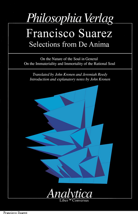 Francisco Suarez Selections from De Anima