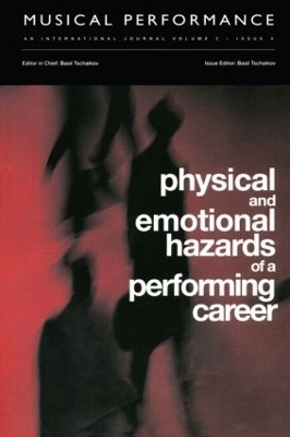 Physical and Emotional Hazards of a Performing Career - 