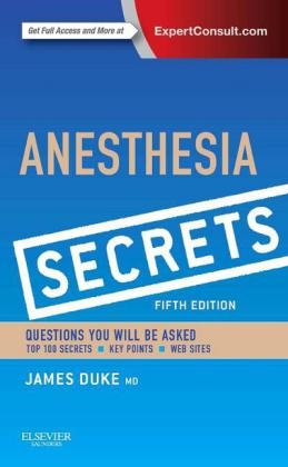 Duke's Anesthesia Secrets - James Duke