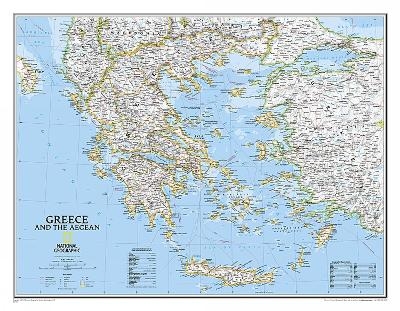 Greece Classic, Laminated - National Geographic Maps