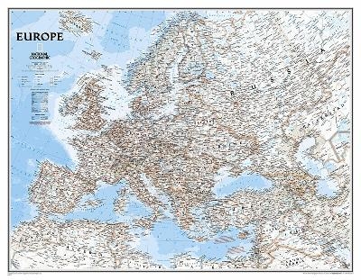 Europe Classic, Enlarged &, Laminated - National Geographic Maps