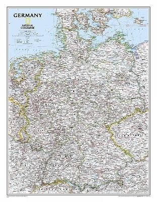 Germany Classic Flat - National Geographic Maps