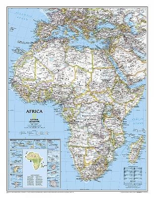 Africa Classic Flat - National Geographic Maps