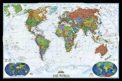 World Decorator Flat - National Geographic Maps