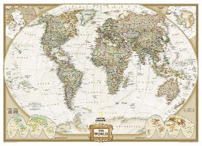 World Executive, Mural Flat - National Geographic Maps