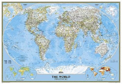 World Classic, Enlarged Flat - National Geographic Maps