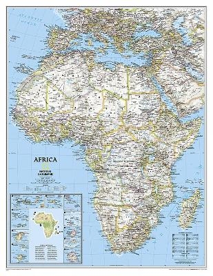 Africa Classic, Enlarged Flat - National Geographic Maps