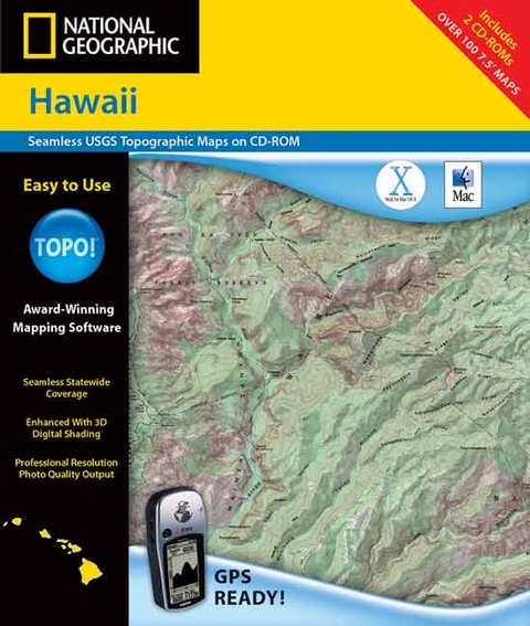 Hawaii Topo! -  Rand McNally,  National Geographic Society