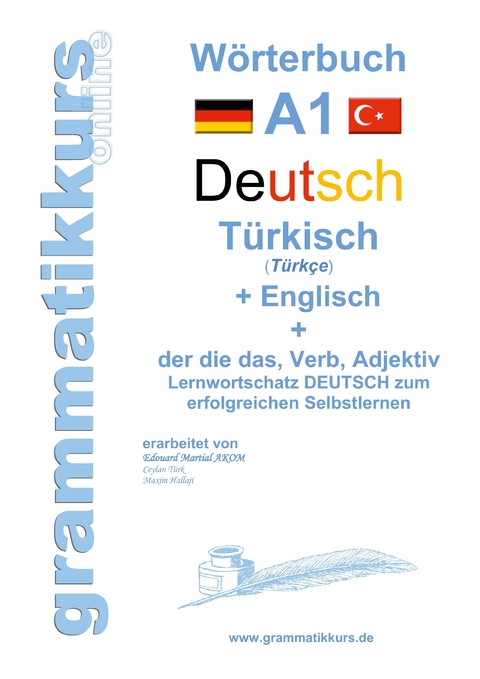 Wörterburch Deutsch - Türkisch  Englisch  A1 -  Marlene Schachner