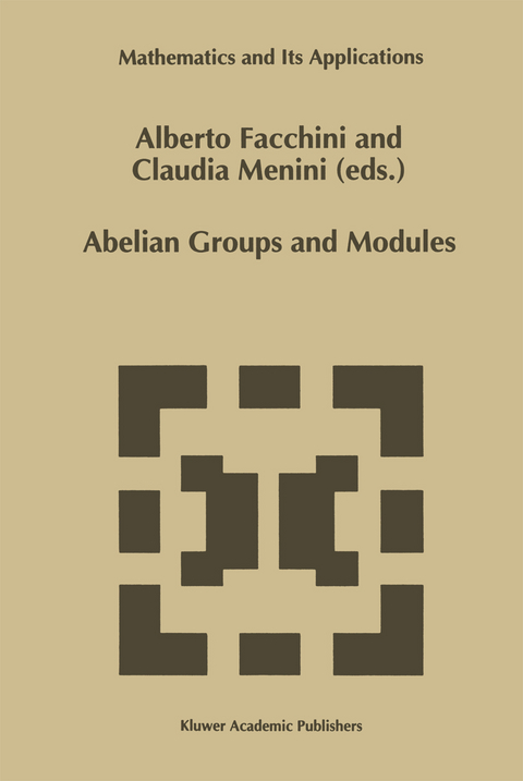 Abelian Groups and Modules - 